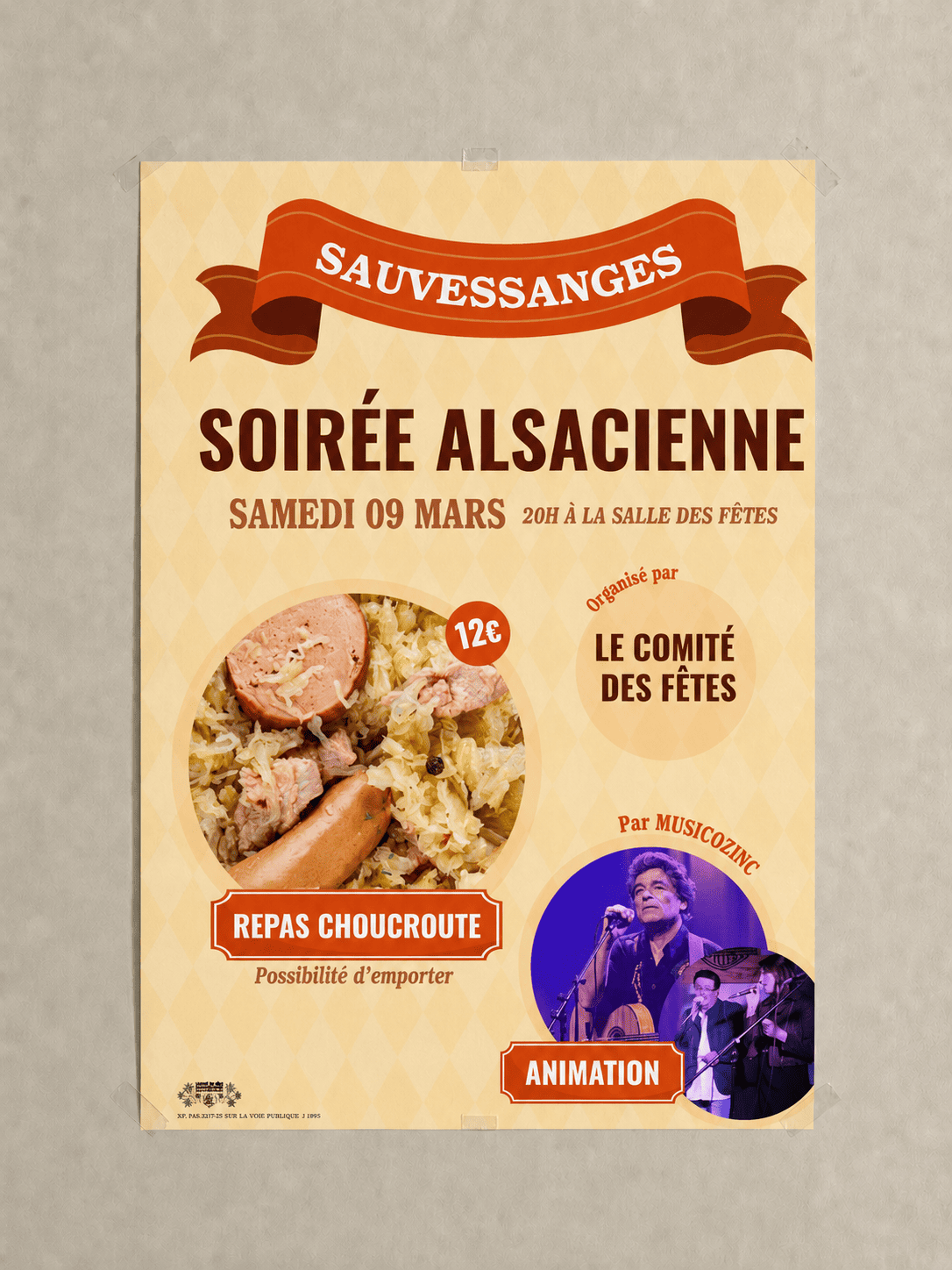 Comité des fêtes de Sauvessanges — Soirée Alsacienne 2025