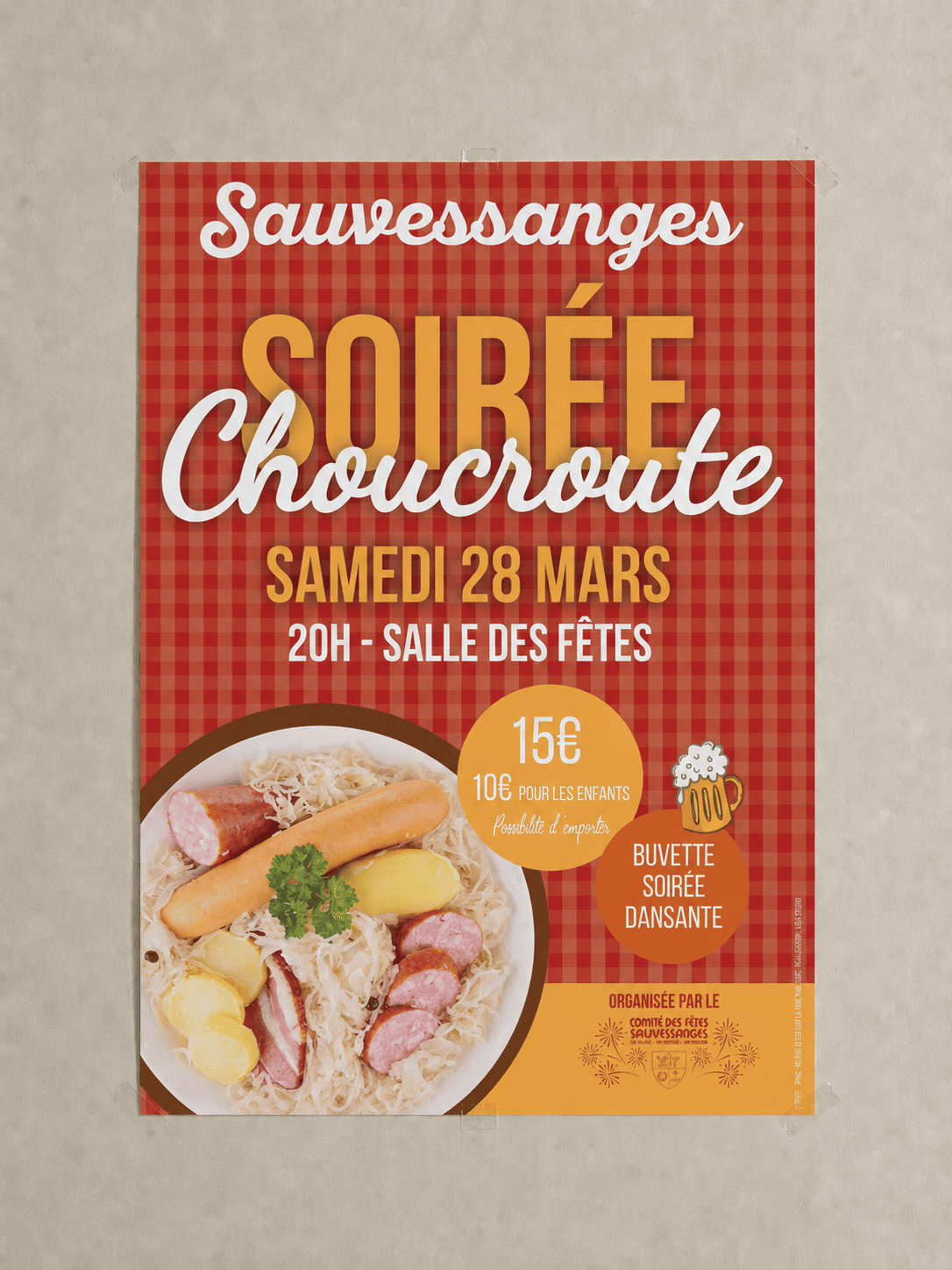 Comité des fêtes de Sauvessanges — Soirée choucroute 2026