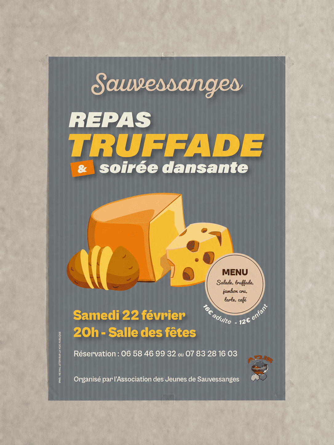 Association des Jeunes de Sauvessanges — Soirée truffade 2025