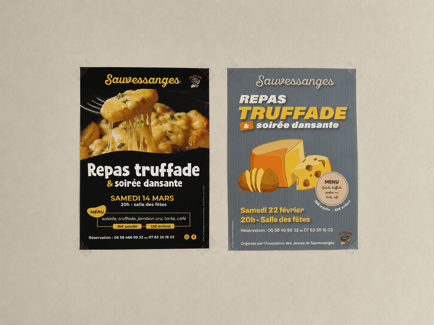 Association des Jeunes de Sauvessanges — vue principale du projet