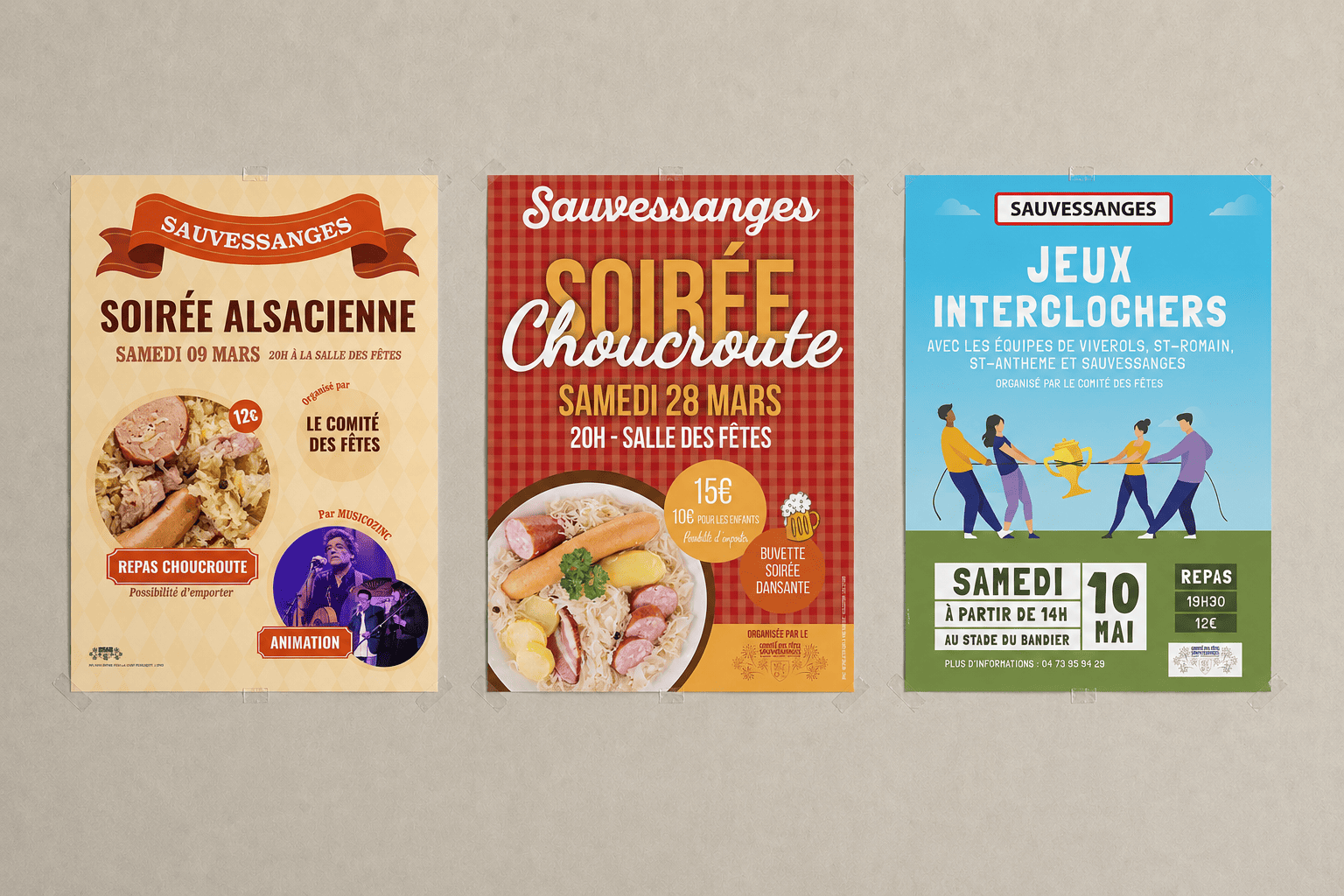 Comité des fêtes de Sauvessanges — vue principale du projet
